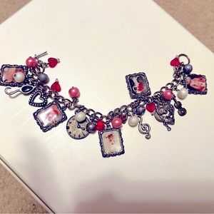 🎻❤️‍🩹Emilie Autumn charm bracelet!❤️‍🩹🎻 Fancy some tea? 🫖